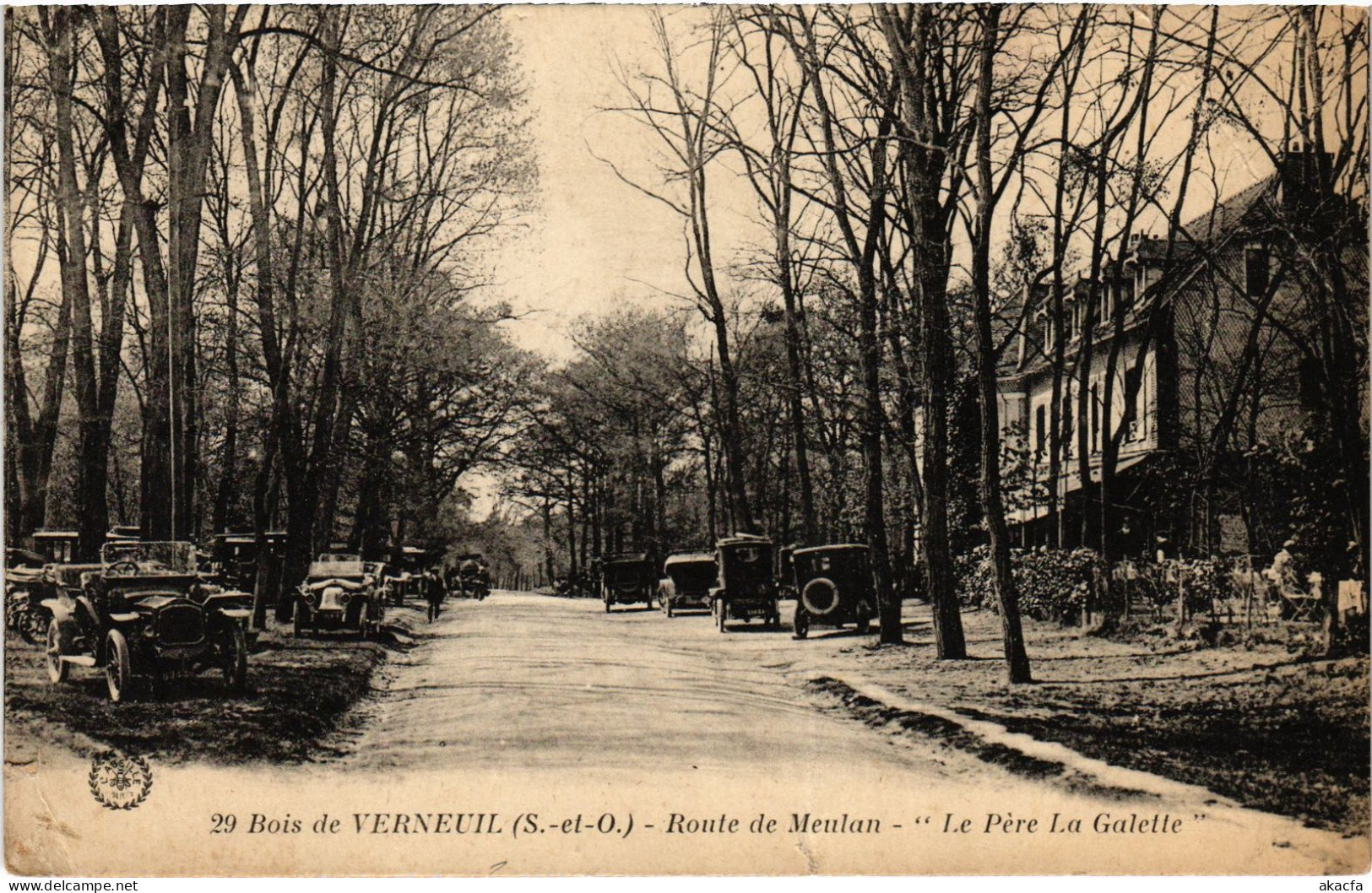 CPA Bois De Verneuil Route De Meulan La Pere La Galette (1279893) - Verneuil Sur Seine