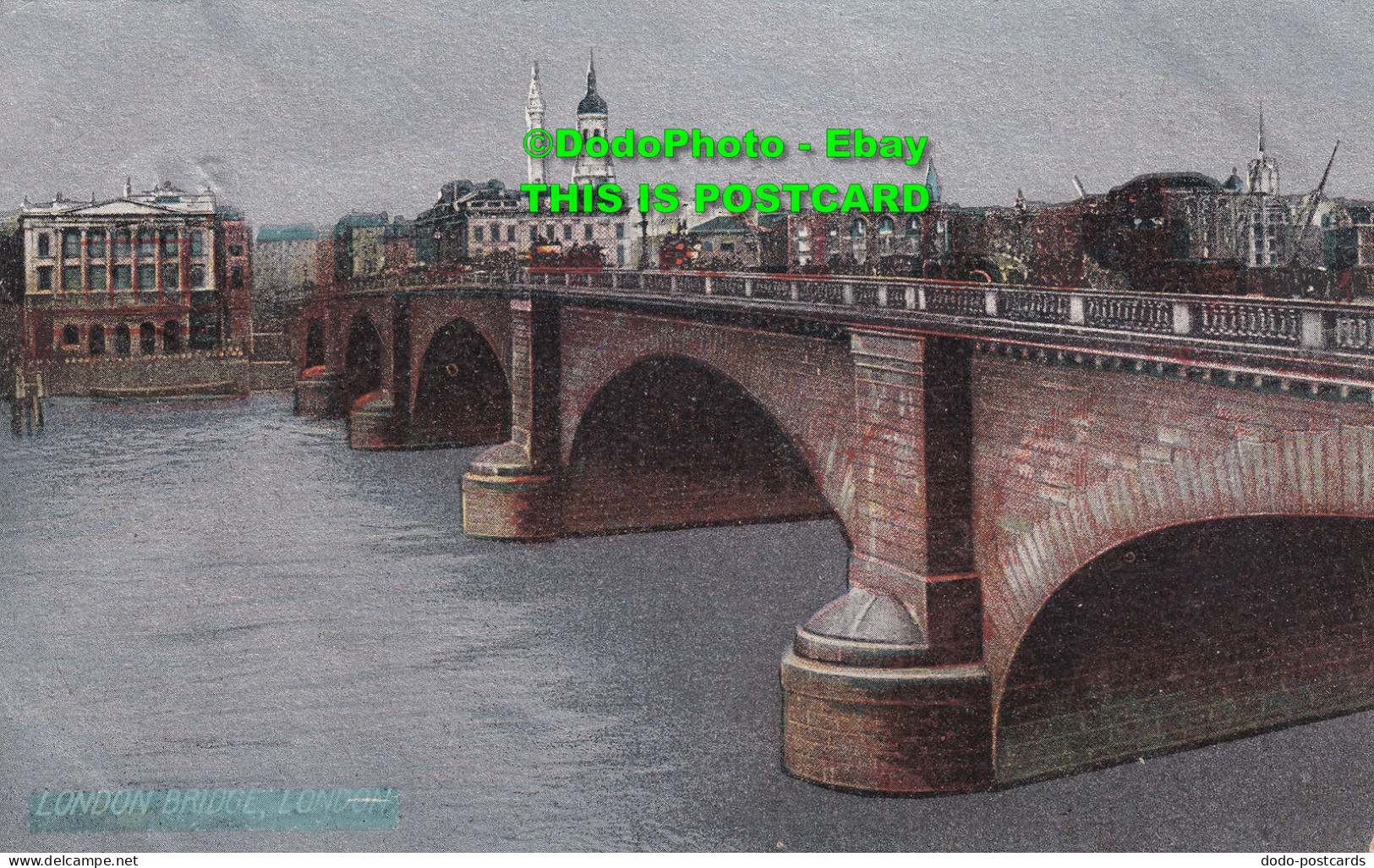 R420052 London. London Bridge. Postcard. 1908 - Other & Unclassified