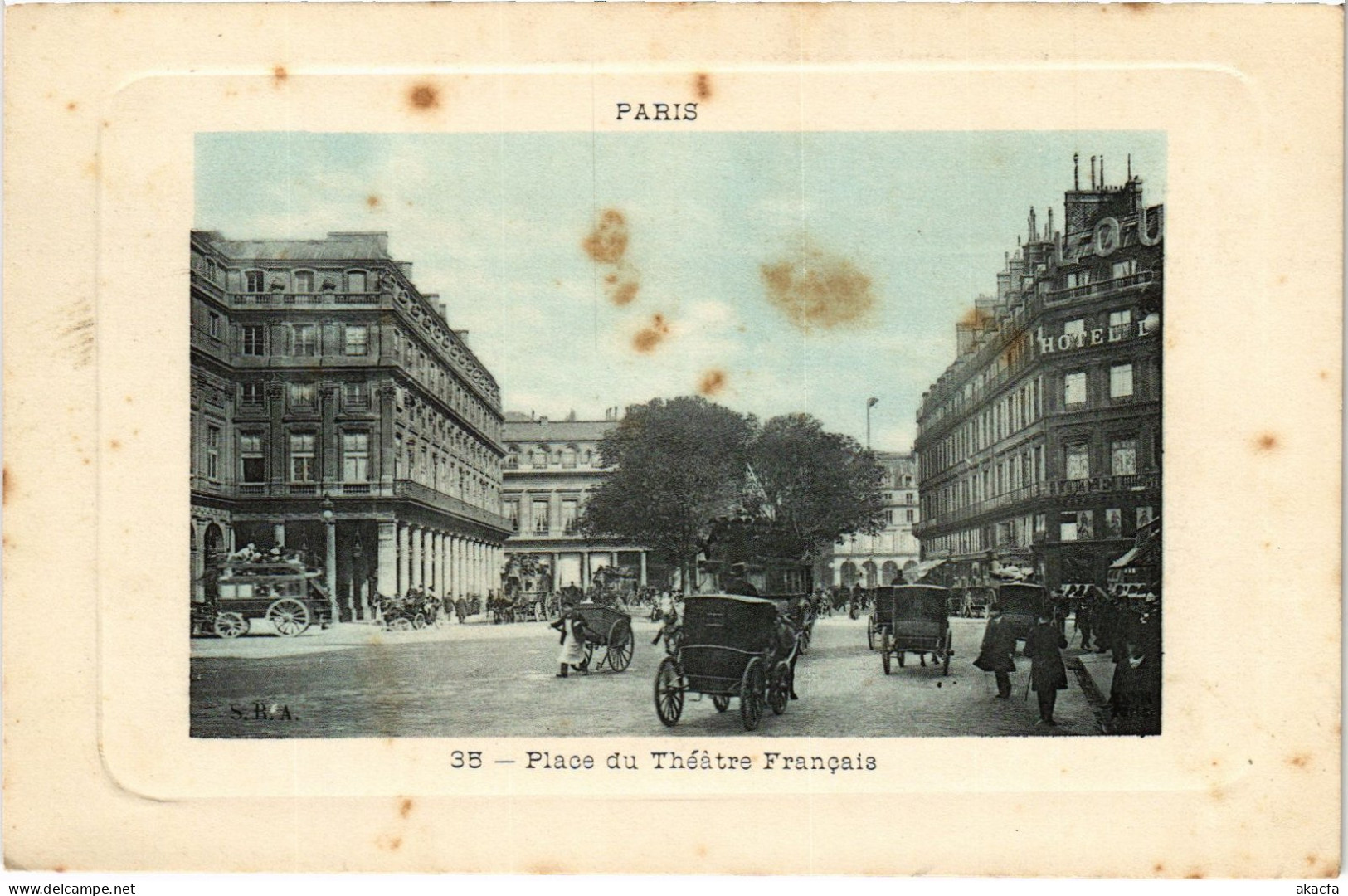 CPA Paris 1e Place Du Théatre Francais (1390796) - Arrondissement: 01