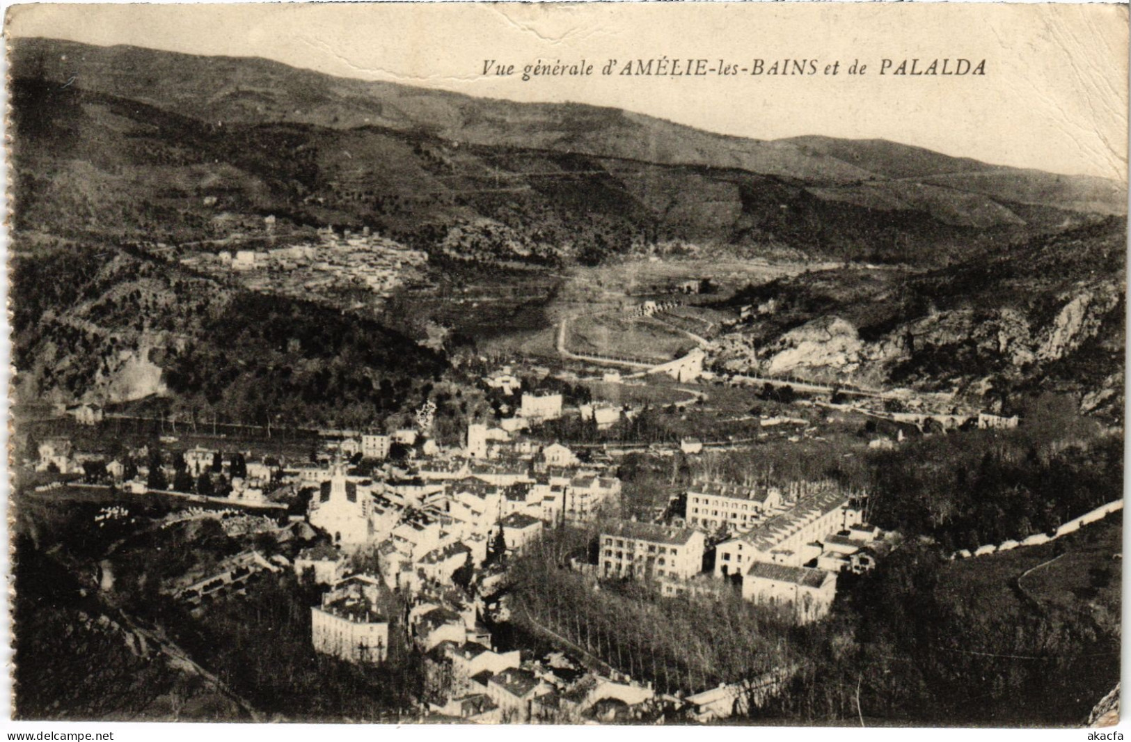 CPA Amélie-les-Bains Vue Générale Et De Palalda (1390271) - Other & Unclassified