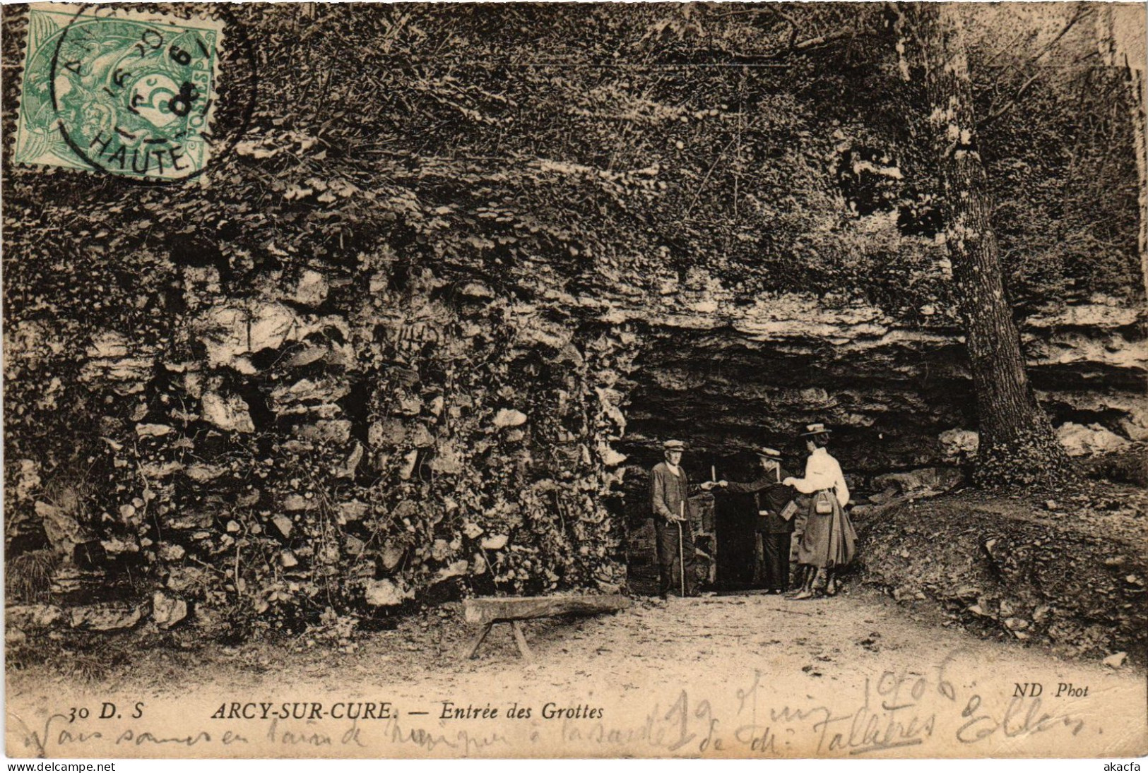 CPA Arcy-sur-Cure Entrée Des Grottes (1391138) - Other & Unclassified