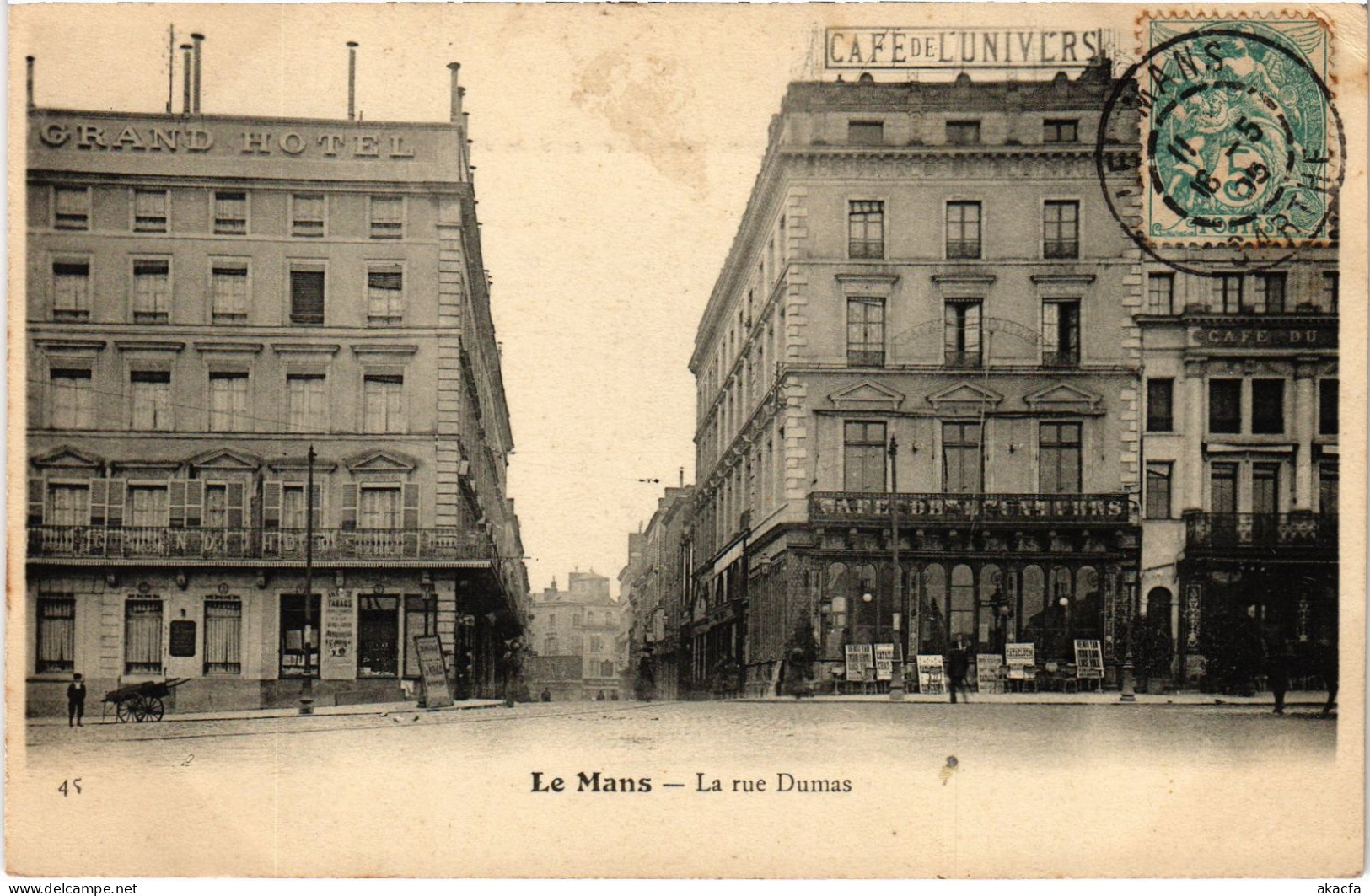 CPA Le Mans Rue Dumas (1390683) - Le Mans