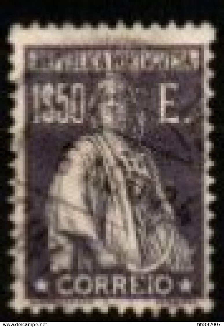 PORTUGAL   -     1923.   Y&T N° 292 Oblitéré.   Cérès. - Used Stamps