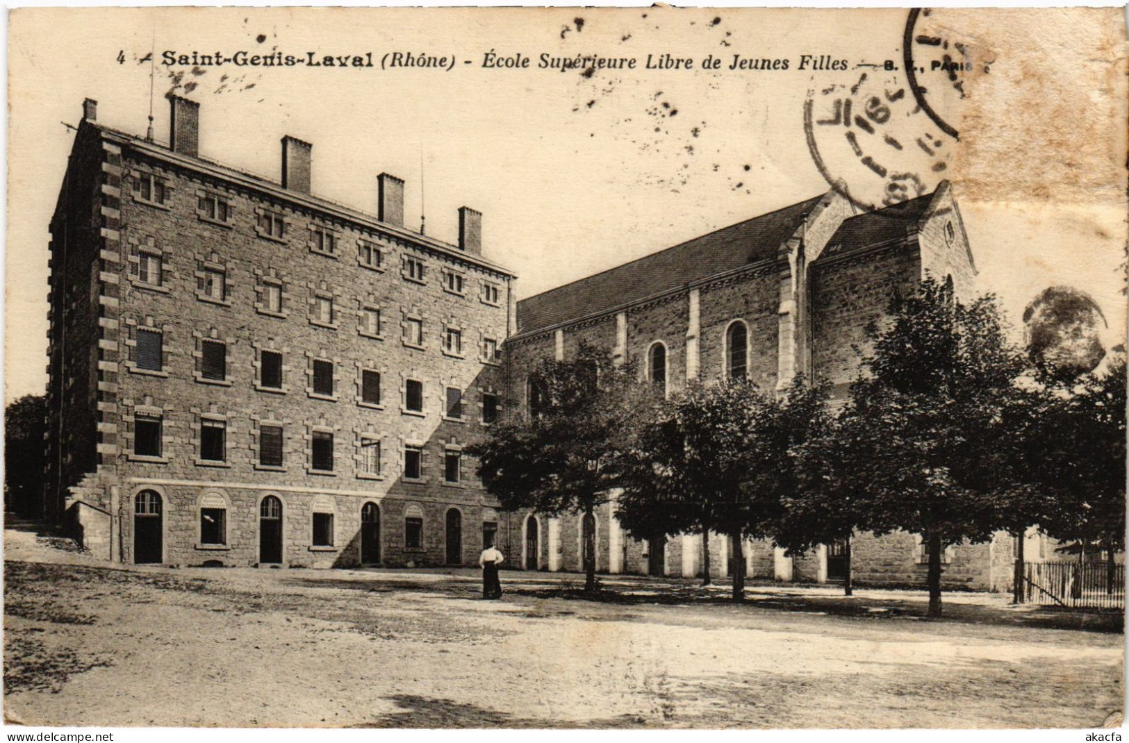 CPA St-genis-Laval Ecole Superieure Libre De Jeunes Filles (1390566) - Andere & Zonder Classificatie