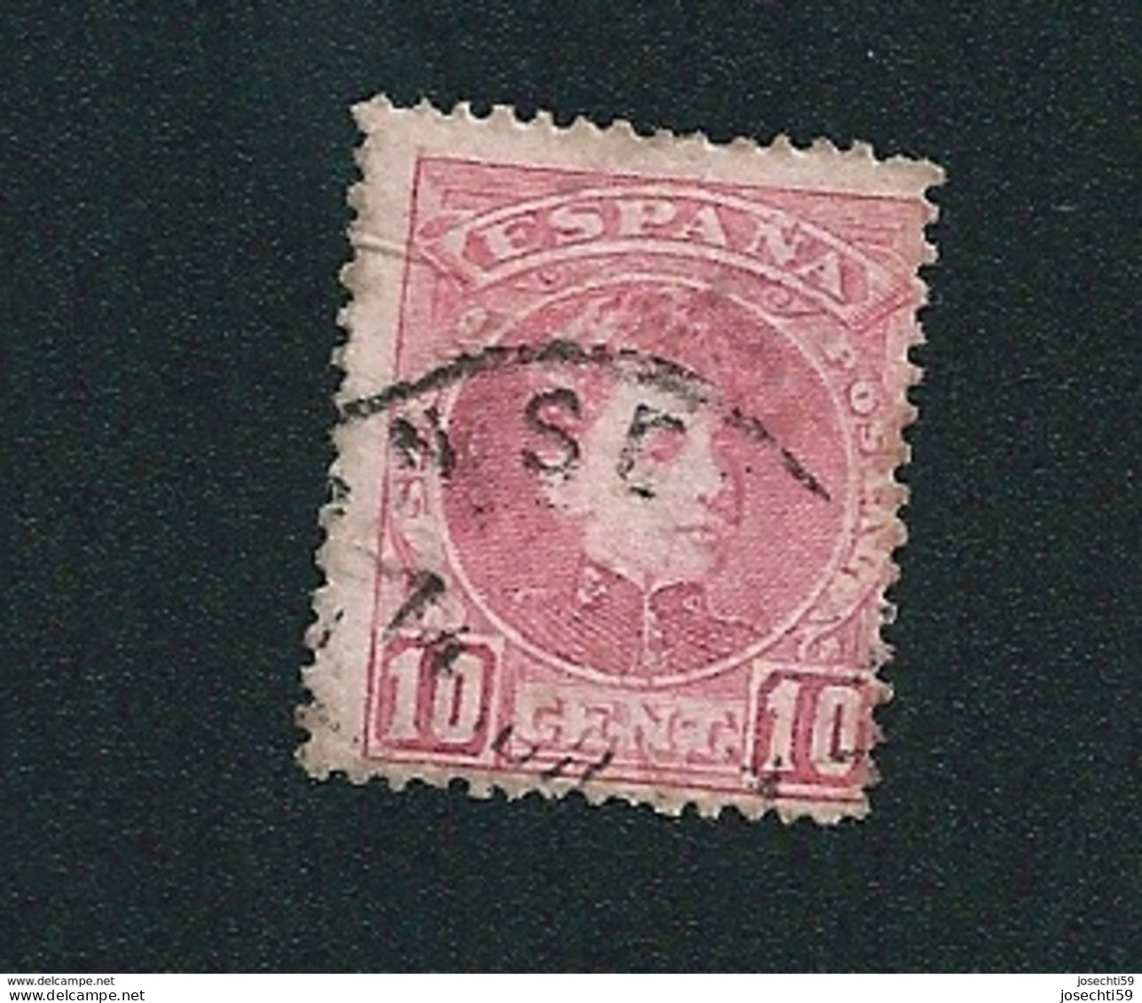 N° 214 Roi Alphonse XIII Timbre  Espagne Oblitéré 1901 Espana - Used Stamps