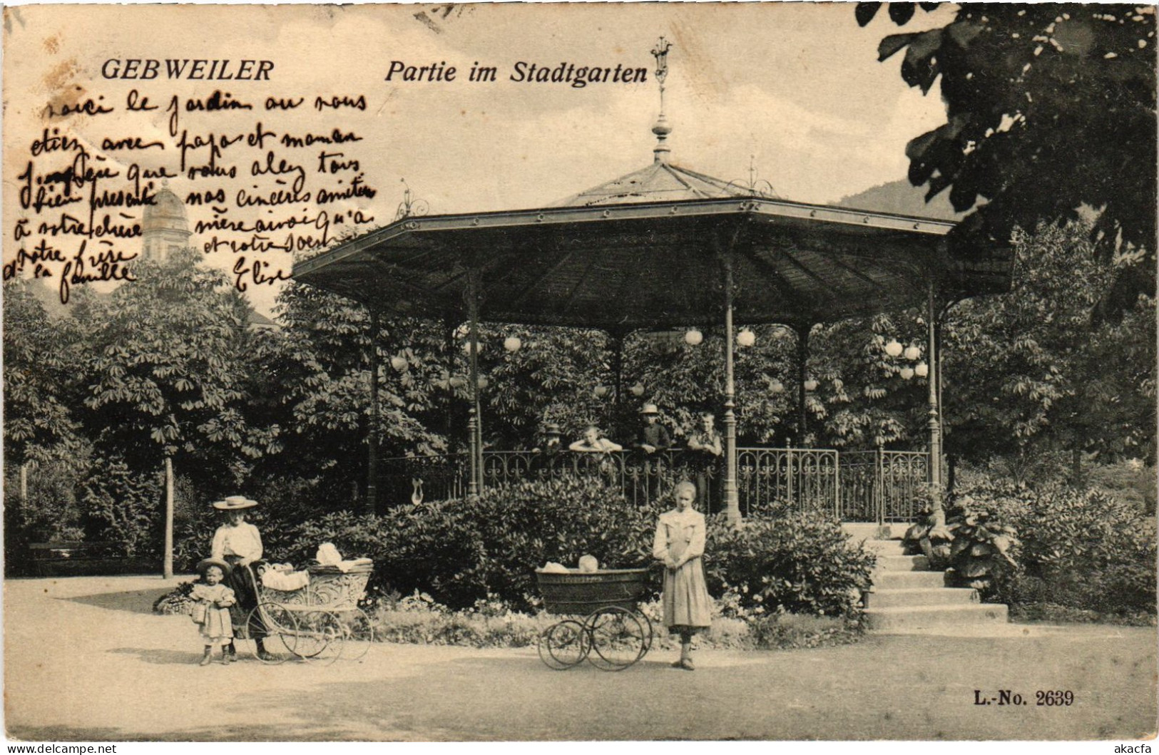 CPA Guebwiller Gebweiler Partie Im Stadtgarten (1390511) - Guebwiller