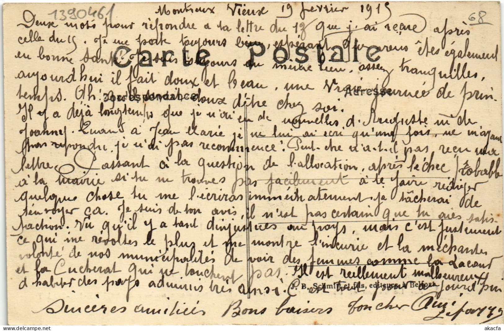 CPA Alsace Soppe-le-Haut Trous D'obus Guerre (1390461) - Other & Unclassified