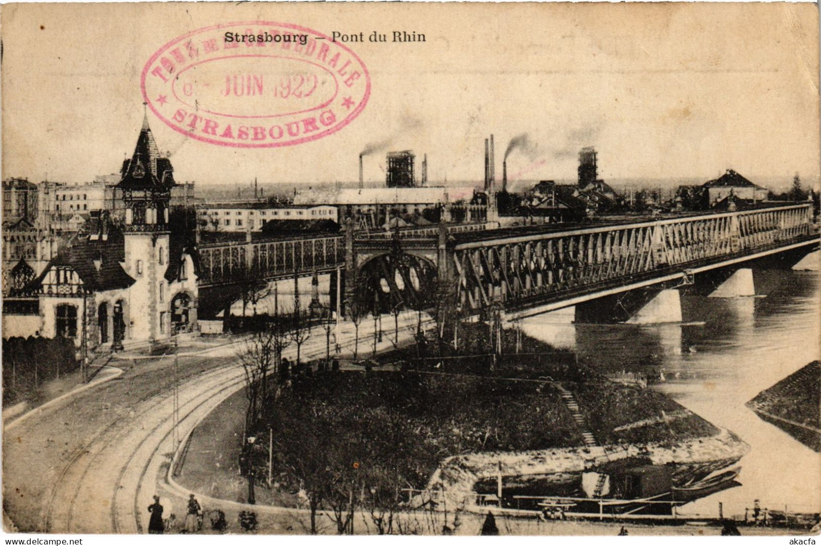 CPA Strasbourg Pont Du Rhin (1390361) - Strasbourg