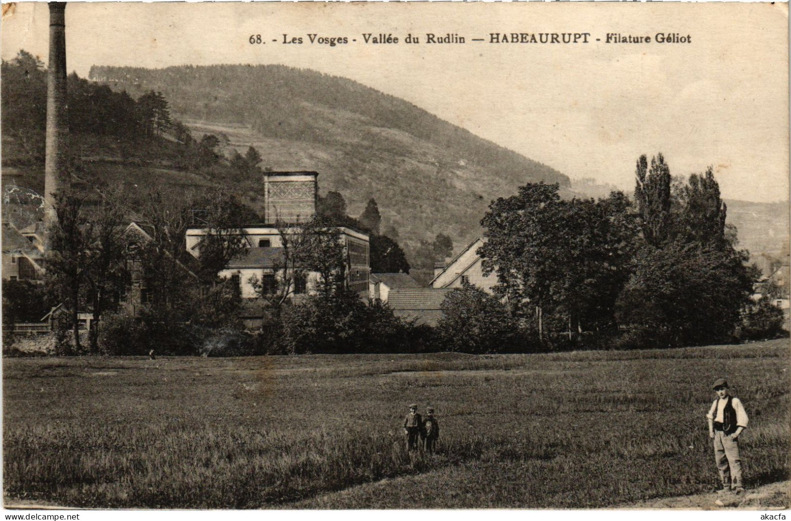 CPA Vosges Habeaurupt Filature Géliot (1391114) - Other & Unclassified