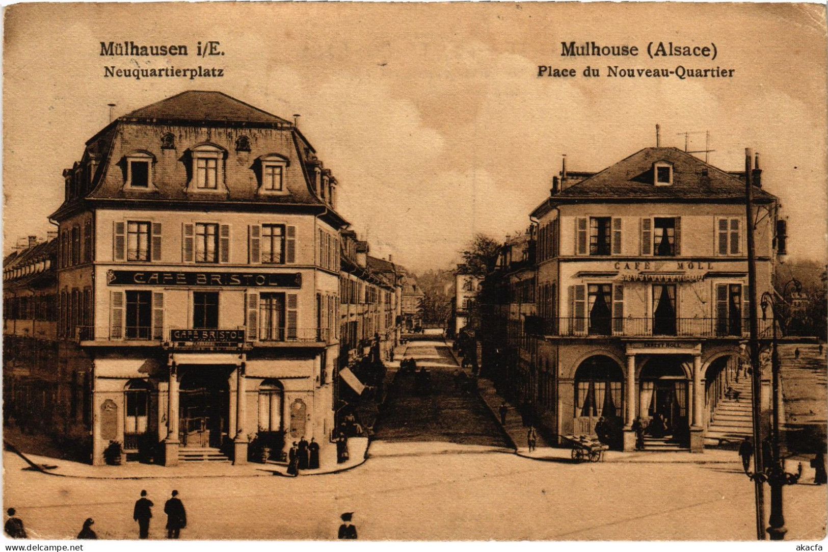 CPA Mulhouse Mülhausen Place Du Nouveau-Quartier (1390483) - Mulhouse