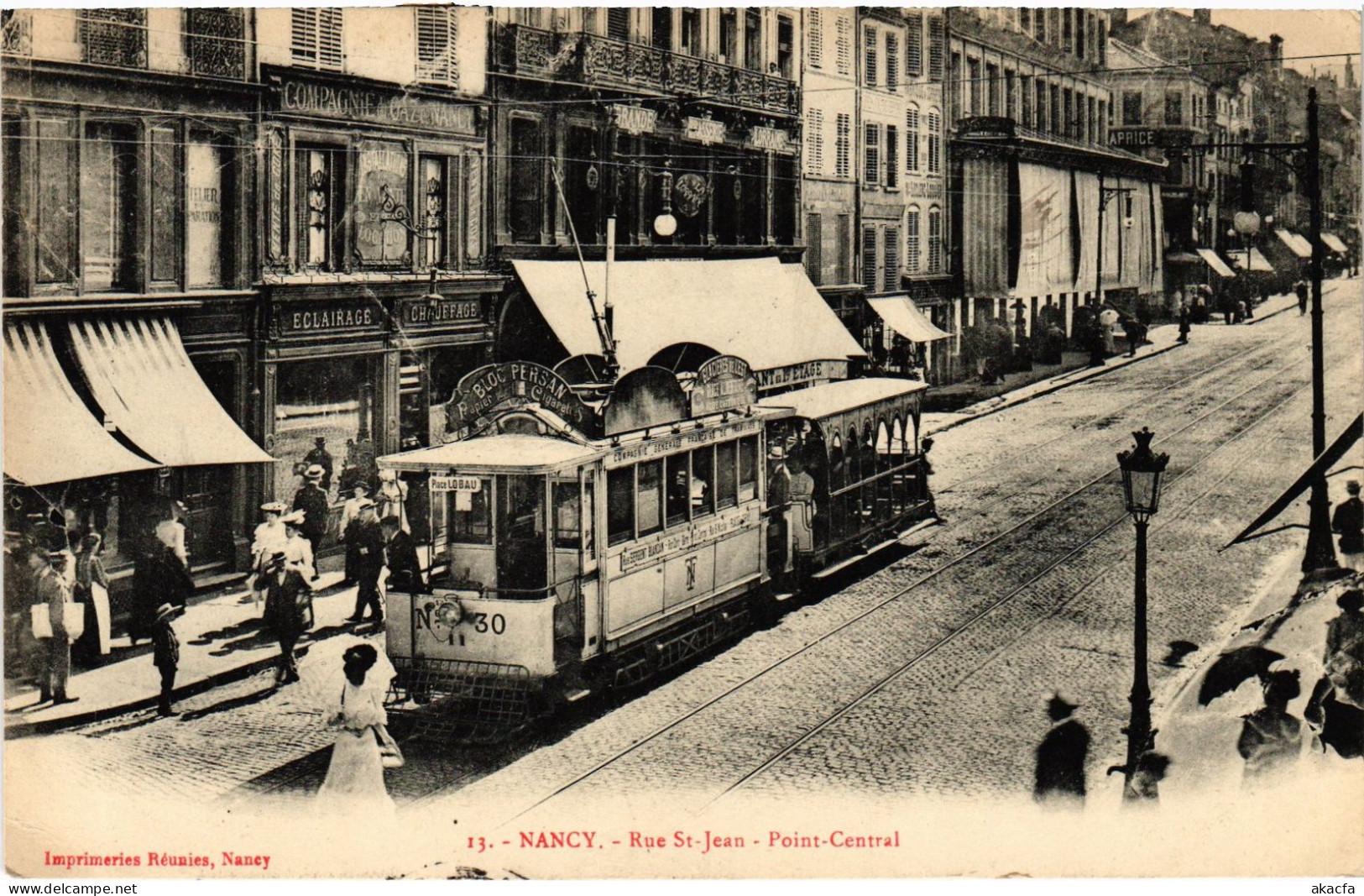 CPA Nancy Rue St-jean Point-Central Tramway (1279804) - Nancy