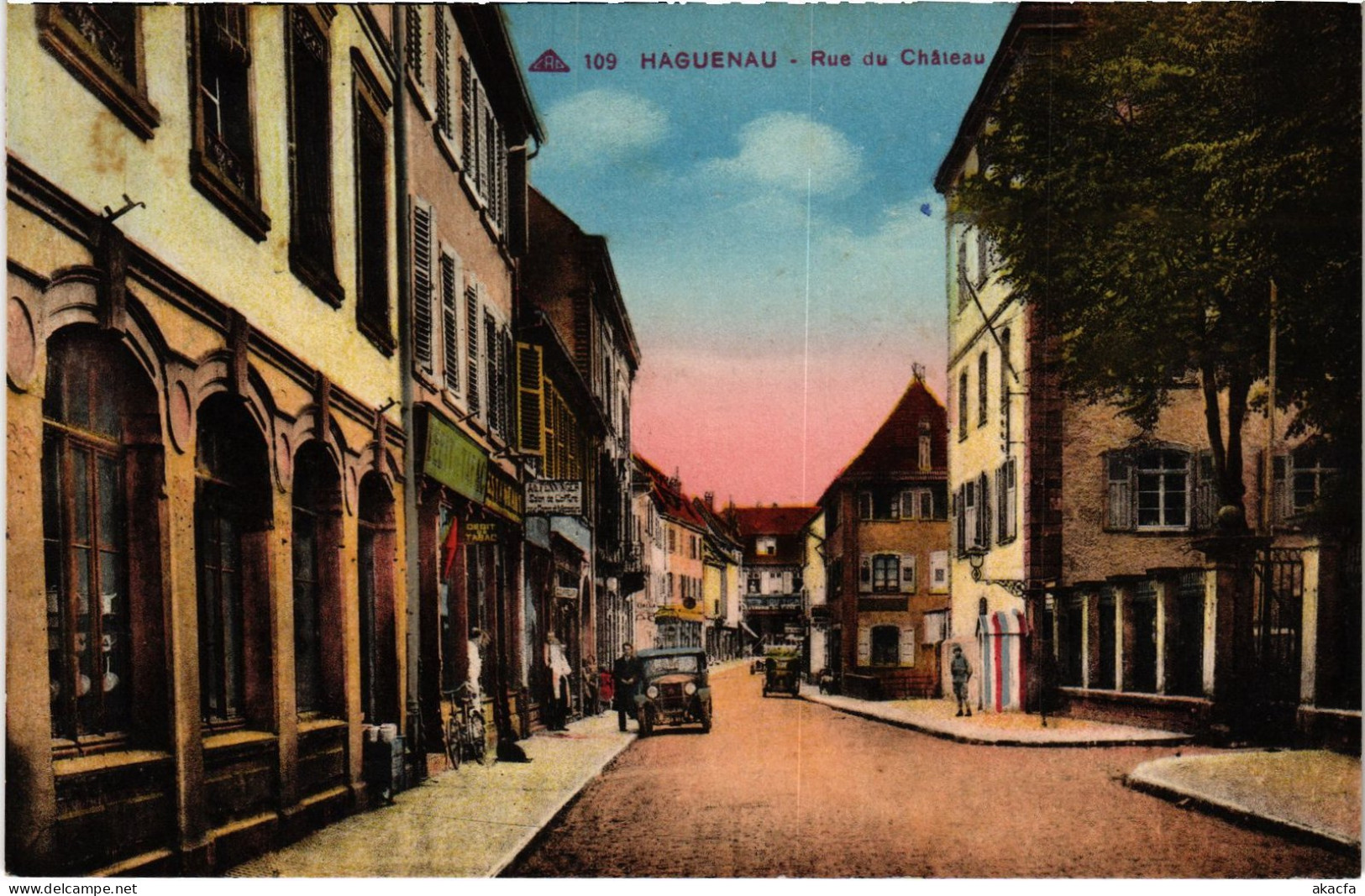 CPA Haguenau Rue Du Chateau (1390307) - Haguenau