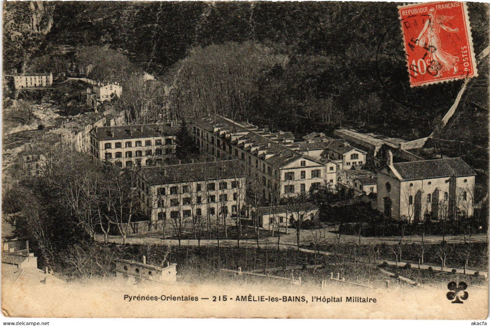 CPA Pyrénées Amélie-les-Bains HOpital Militaire (1390269) - Other & Unclassified