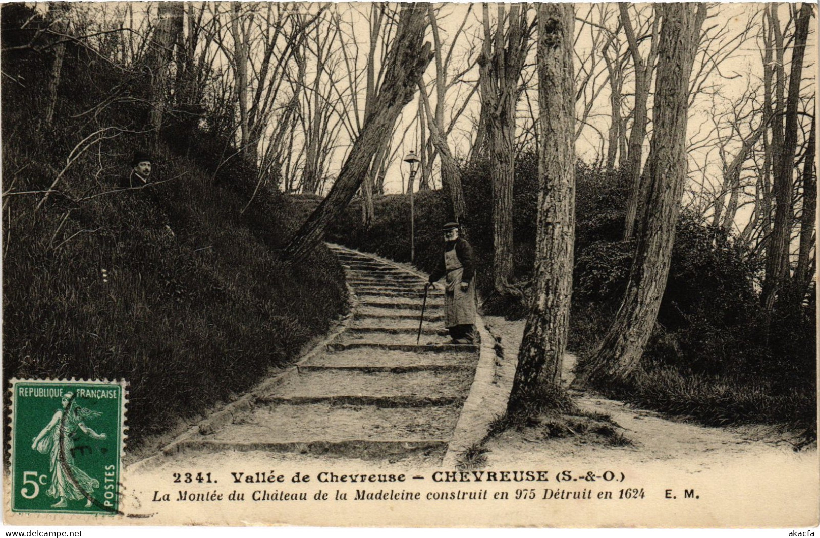 CPA Vallée De Chevreuse Chevreuse Montée Du Chateau De La Madeleine (1390954) - Chevreuse