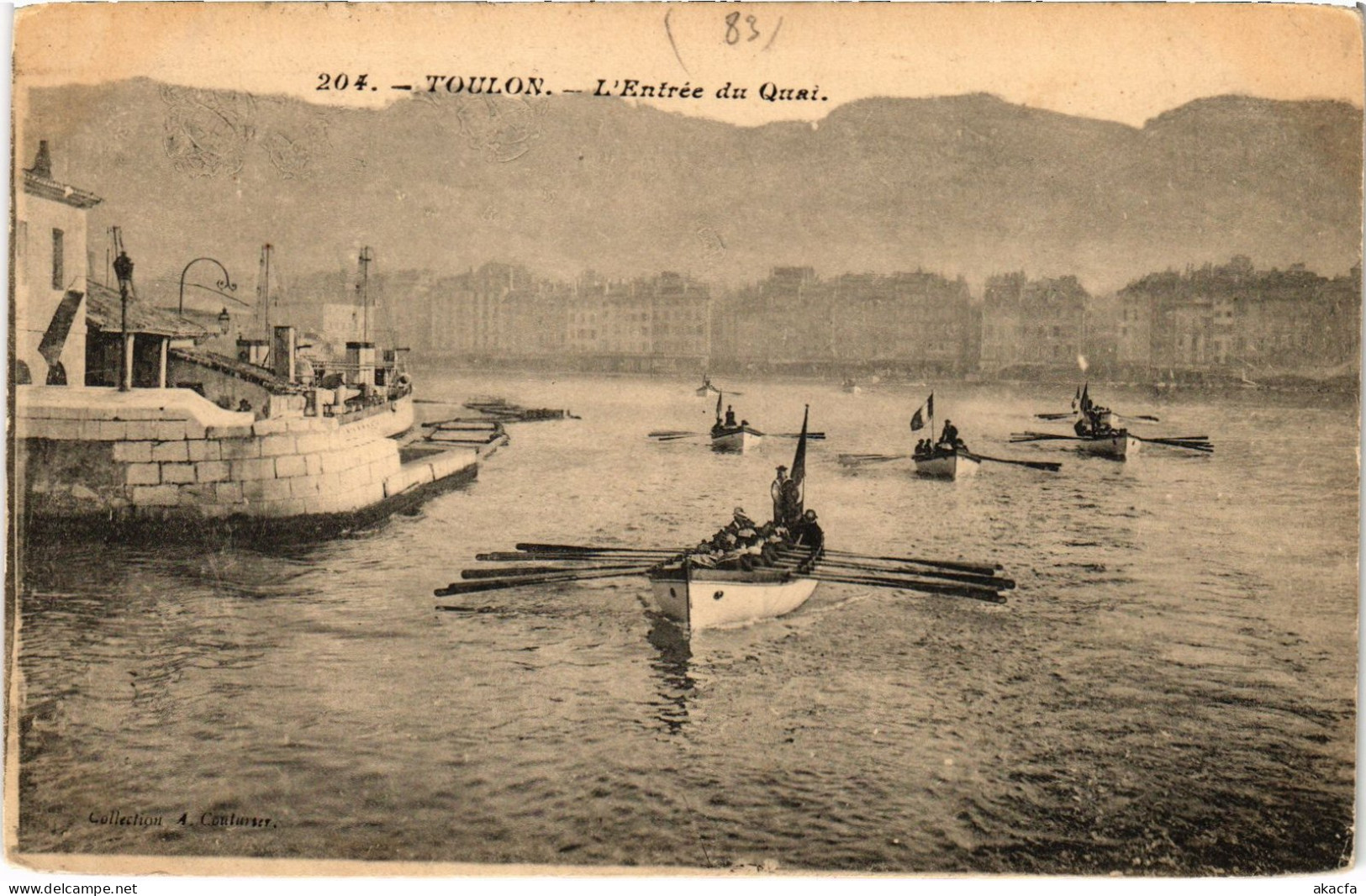 CPA Toulon Entrée Du Quais (1391045) - Toulon