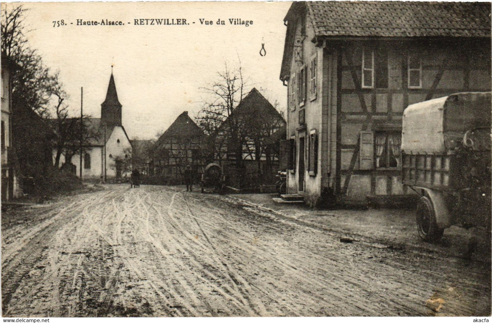 CPA Alsace Retzwiller Vue Du Village (1390512) - Autres & Non Classés