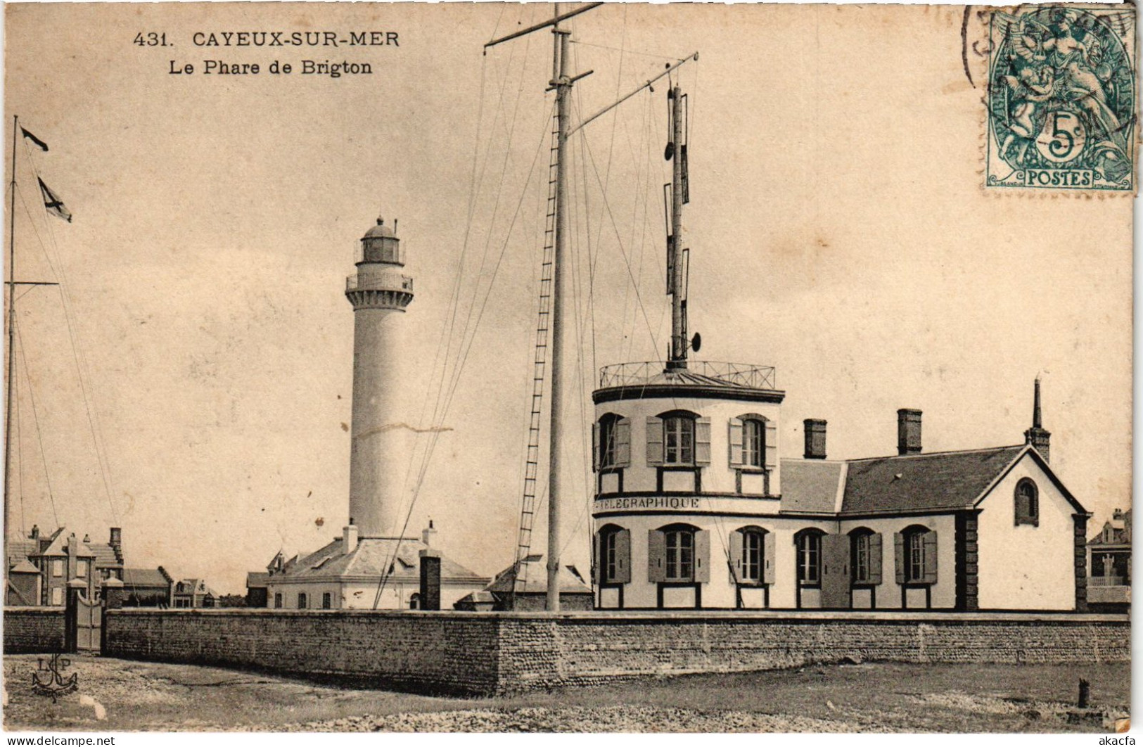 CPA Cayeux-sur-Mer Le Phare De Brigton (1390981) - Cayeux Sur Mer