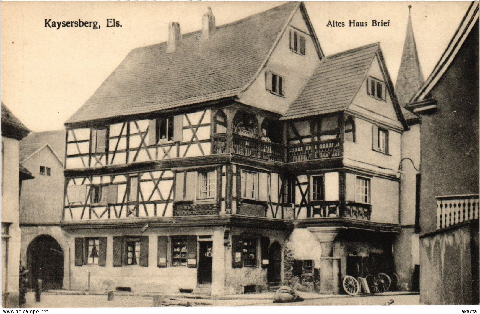 CPA Kaysersberg Altes Haus Brief (1390484) - Kaysersberg