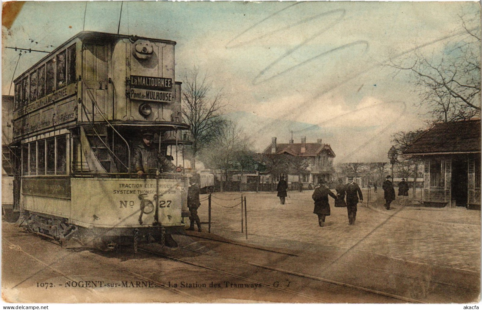 CPA Nogent-sur-Marne Station Des Tramways (1391302) - Nogent Sur Marne