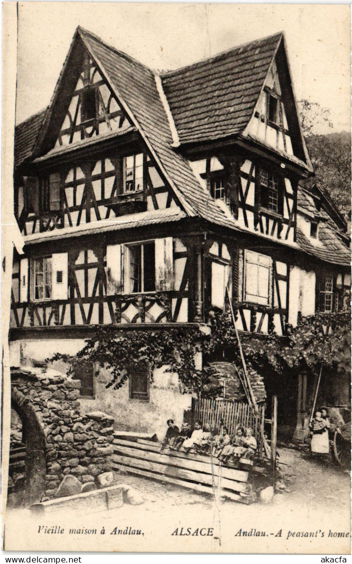 CPA Alsace Andlau Vieille Maison (1390407) - Andere & Zonder Classificatie