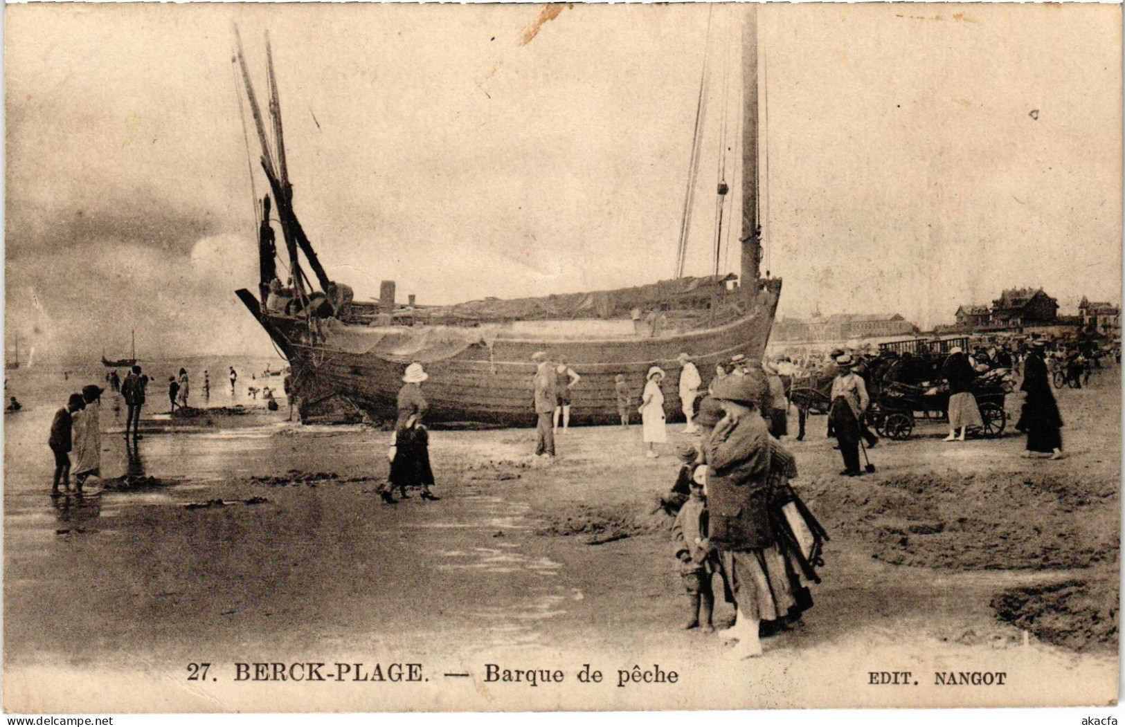 CPA Berck-Plage Barque De Peche Ships (1279980) - Berck
