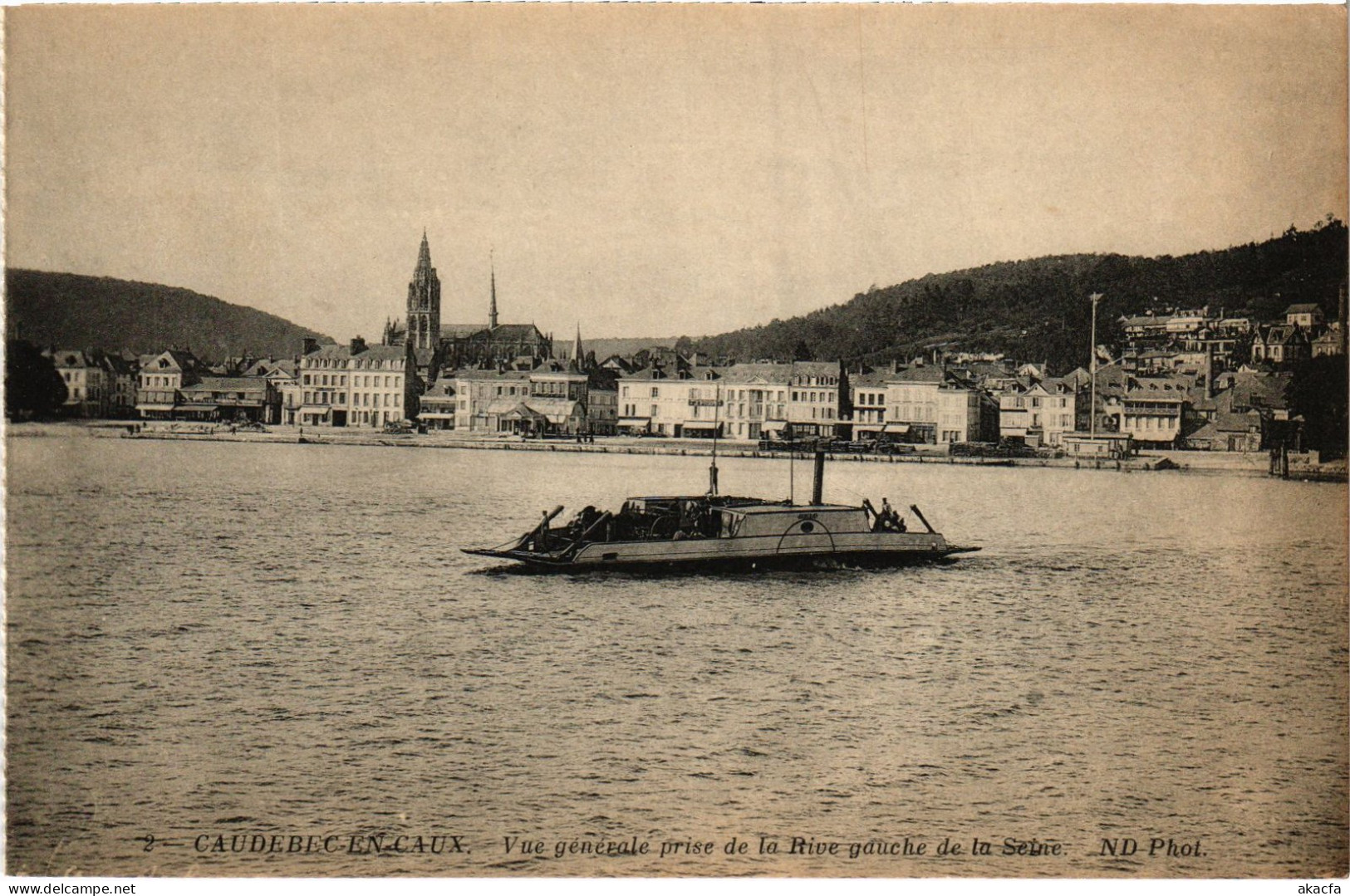 CPA Caudebec-en-Caux Vue Générale Ships (1390879) - Caudebec-en-Caux