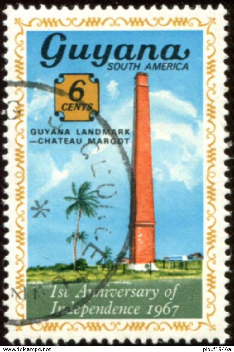 Pays : 214,5 (Guyane : République)  Yvert Et Tellier N° :   254 (o) - Guyane (1966-...)