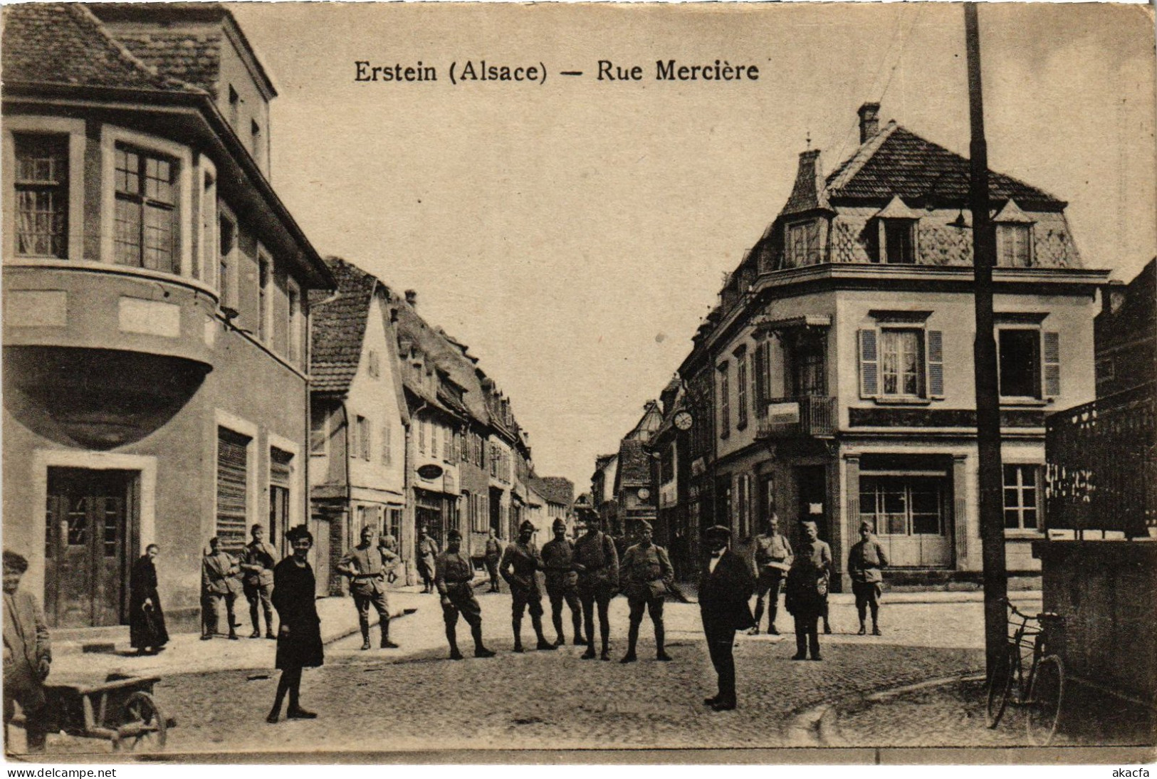 CPA Erstein Rue Merciere (1279864) - Other & Unclassified