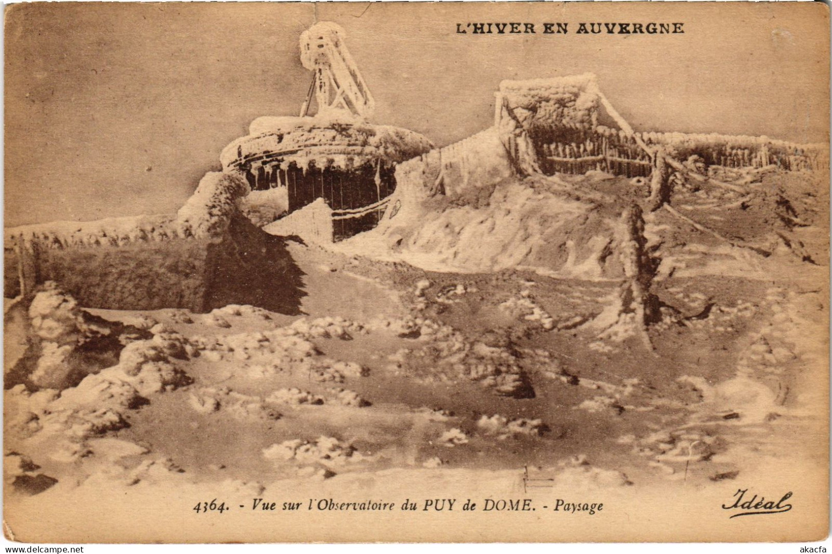 CPA Auvergne Le Puy-de-Dome Observatoire En Hiver Winter (1390113) - Altri & Non Classificati