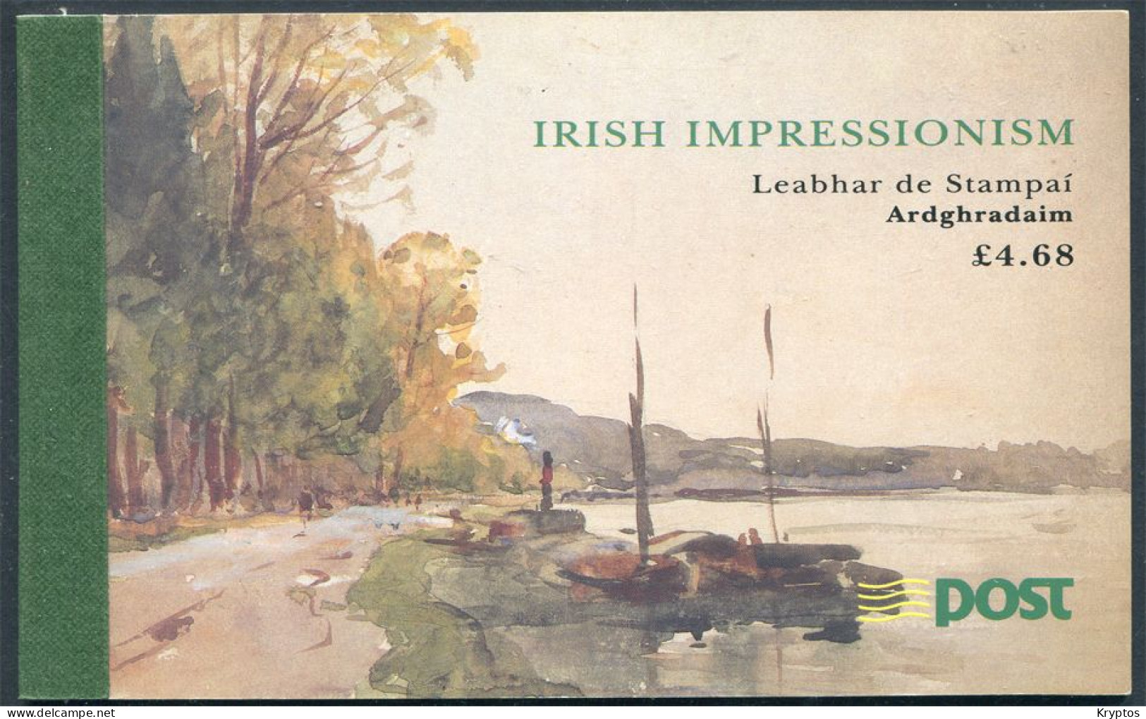 Ireland 1993. "Irish Impressionism" - Booklet With 12 Stamps CANCELLED - USED - Gebraucht