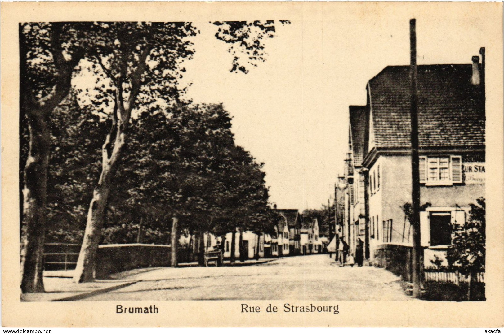 CPA Brumath Rue De Strasbourg (1390301) - Brumath