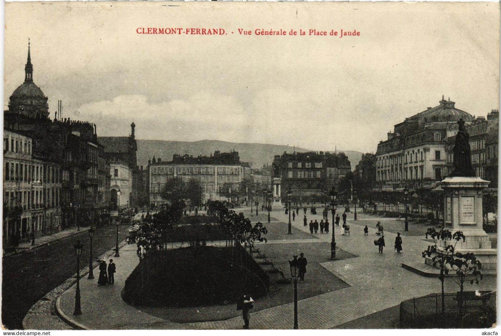 CPA Clermont-Ferrand Vue Générale Place De Jaude (1390099) - Clermont Ferrand