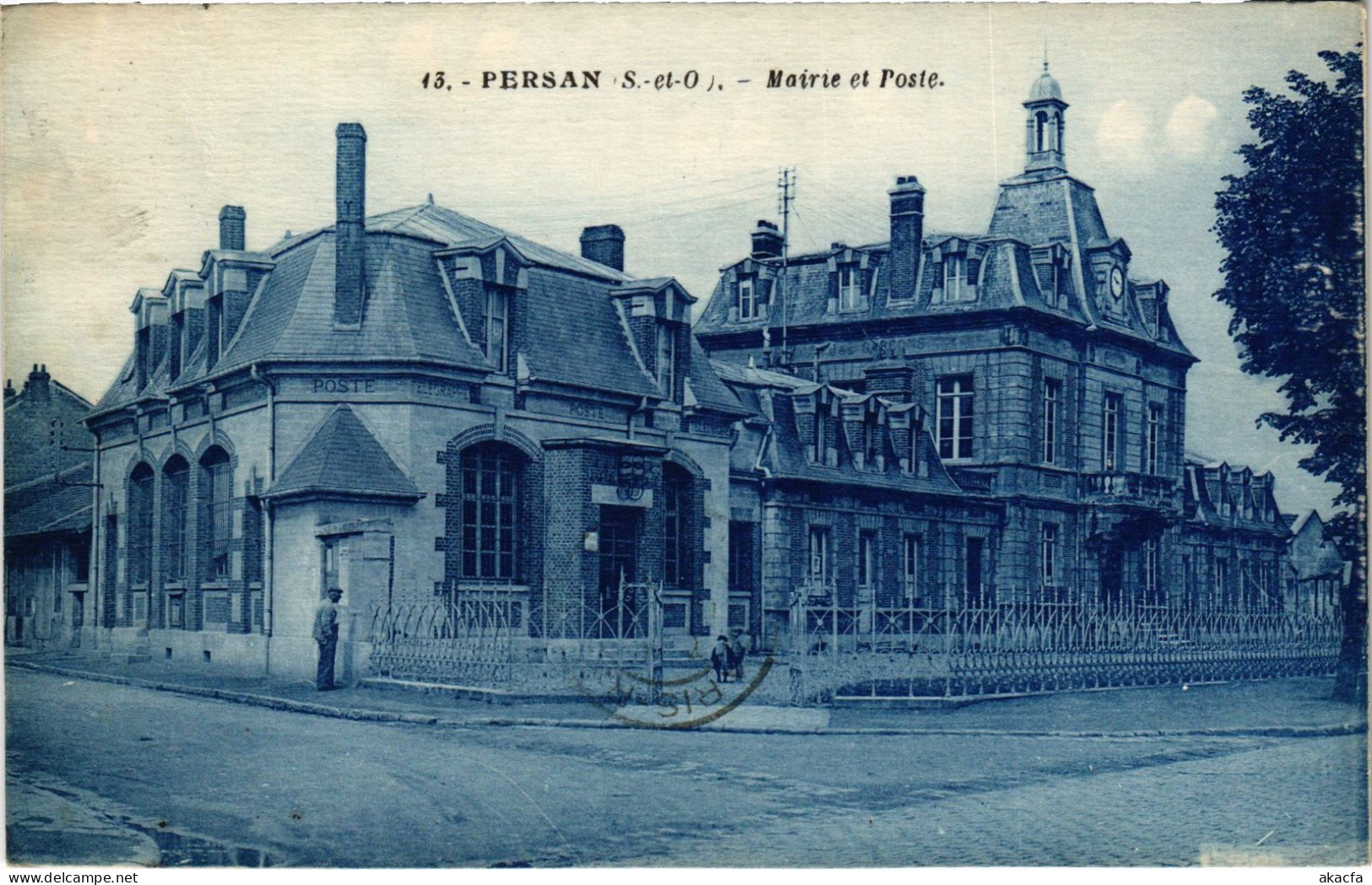 CPA Persan Mairie Et Poste (1391316) - Persan