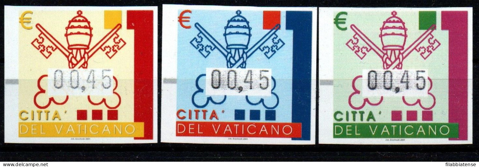 2004 - Vaticano 15/17 Stemma Vaticano - Automatici Frama  ++++++++++ - Neufs