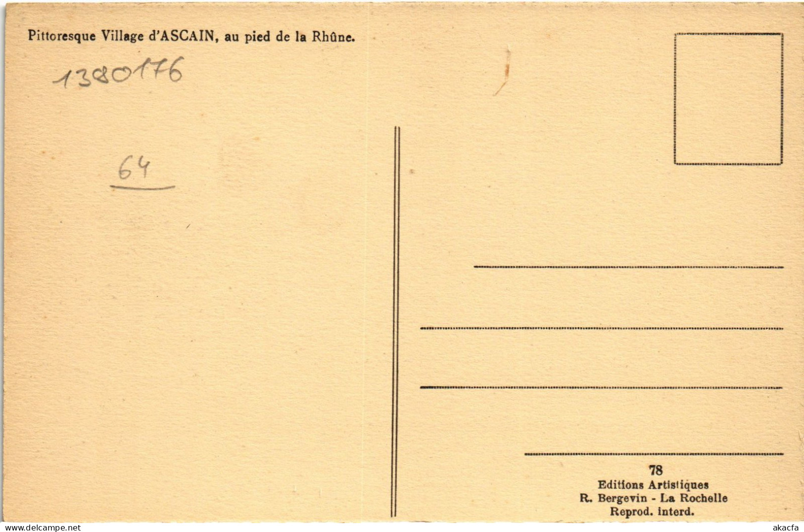 CPA Pays Basque Ascain (1390176) - Ascain