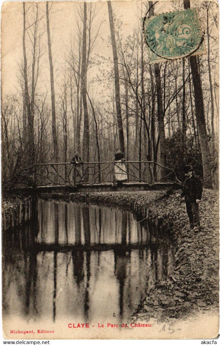 CPA Claye Parc Du Chateau (1390889) - Claye Souilly