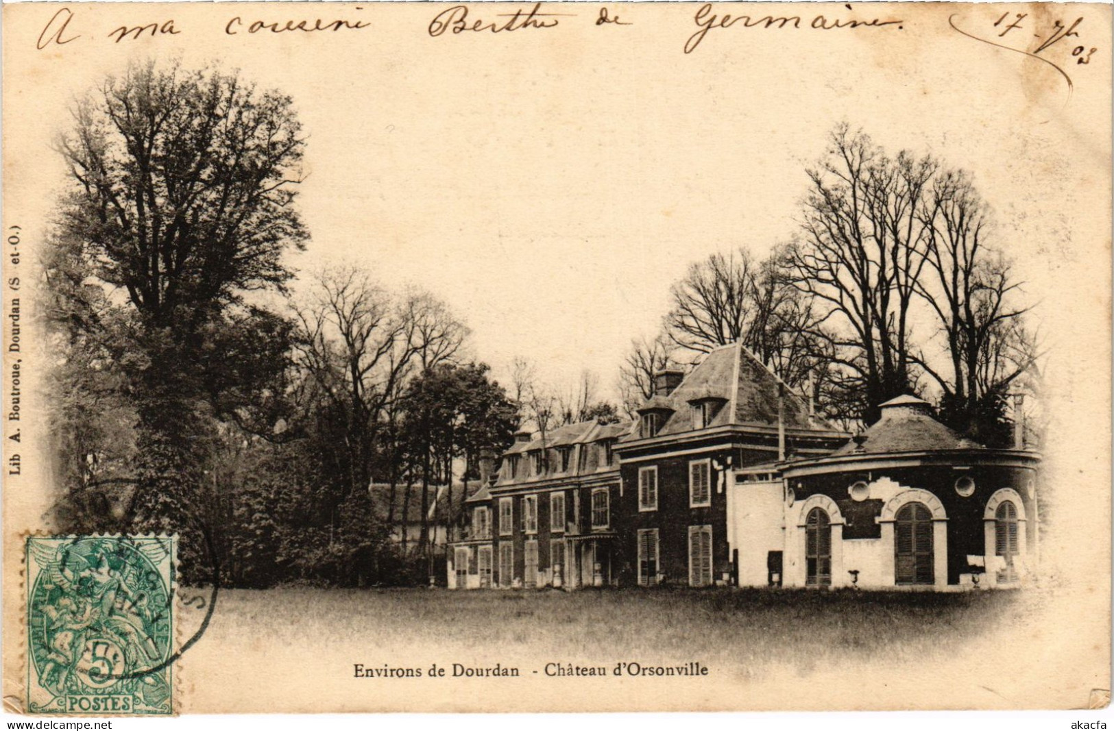 CPA Chateau De Orsonville (1391169) - Altri & Non Classificati