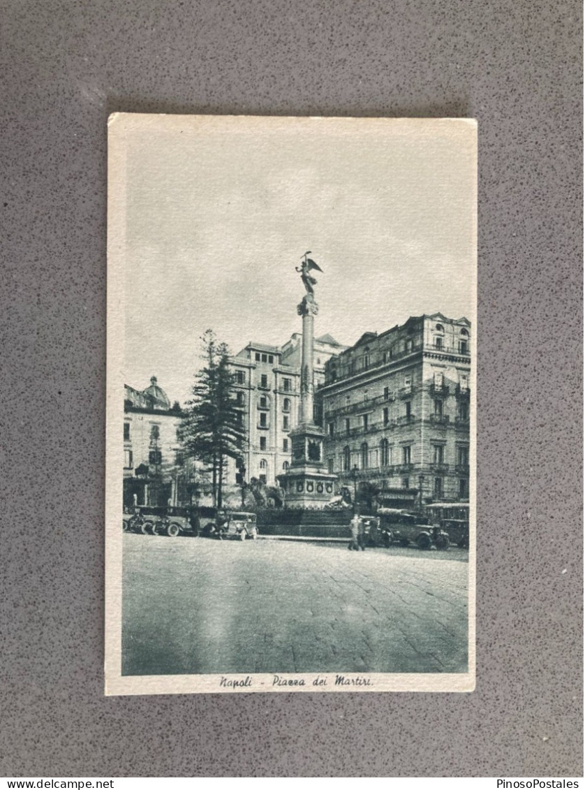 Napoli - Piazza Dei Martiri Postale Postcard - Napoli (Naples)