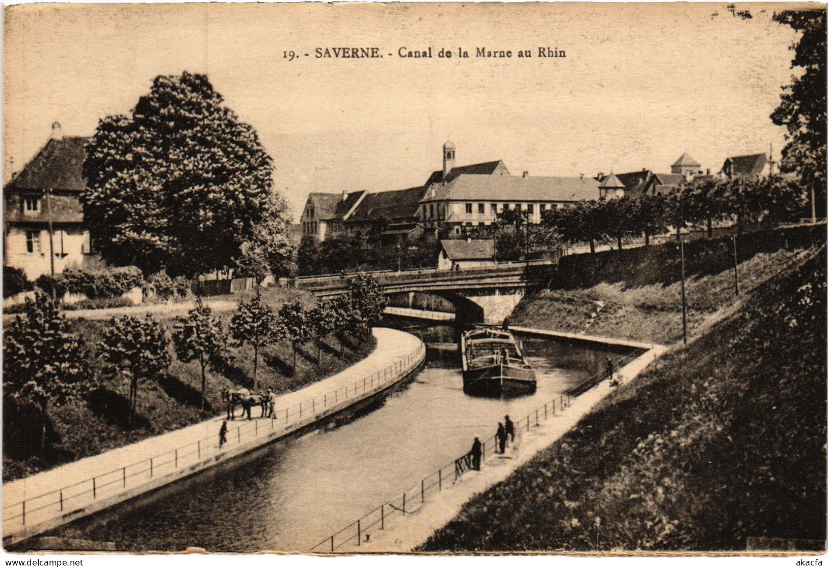 CPA Saverne Canal De La Marne Au Rhin (1390383) - Saverne