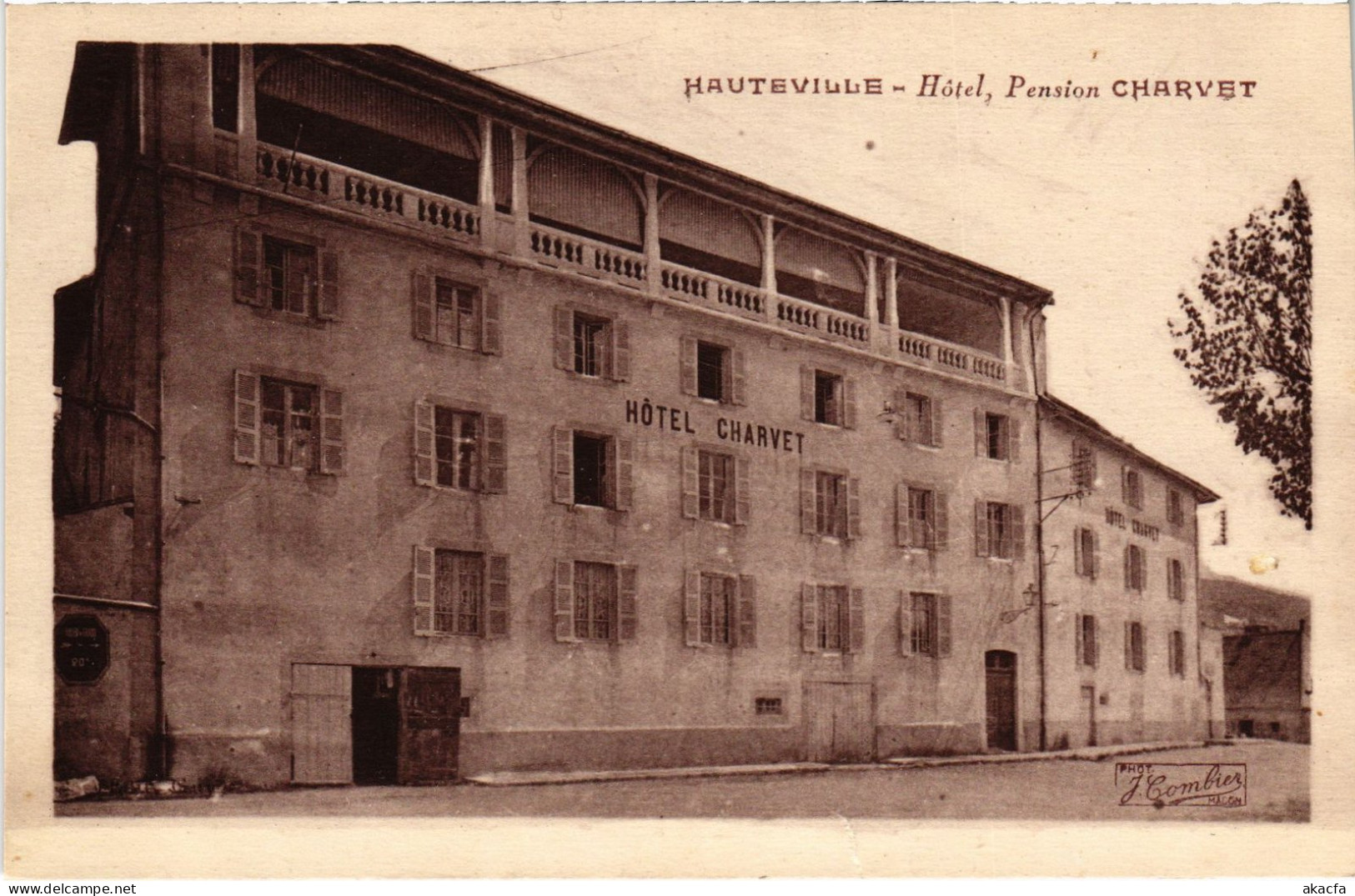 CPA Hauteville Hotel, Pension Charvet (1390711) - Autres & Non Classés