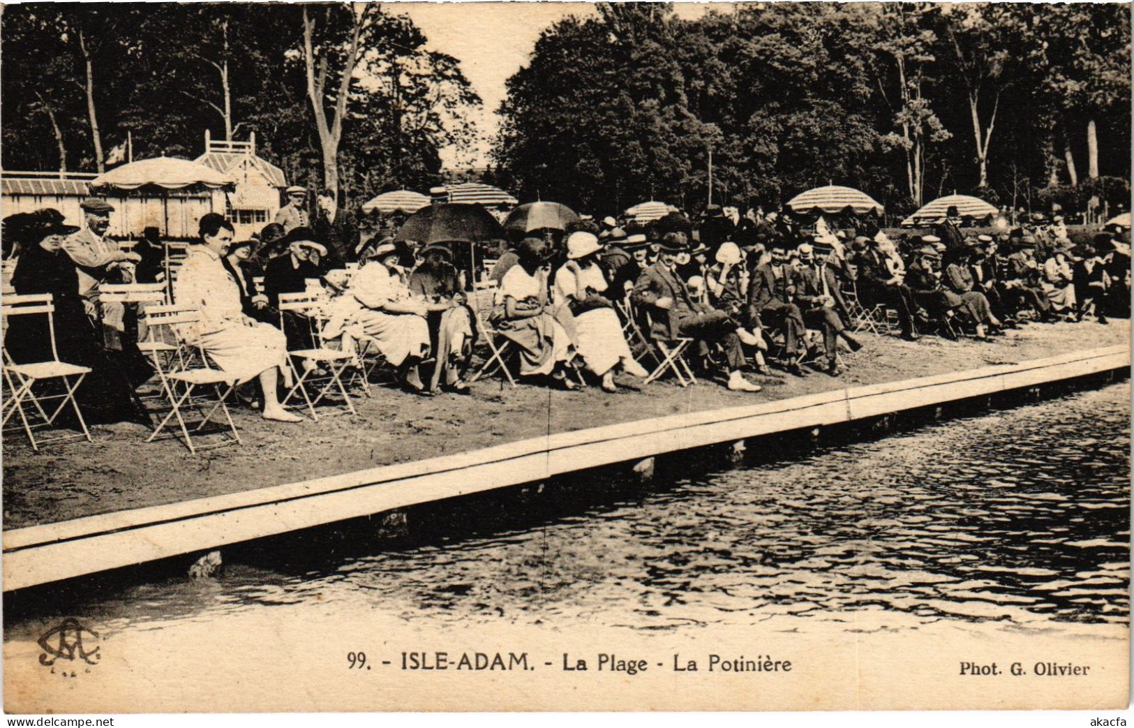 CPA L'Isle-Adam La PLage La Potiniere (1391314) - L'Isle Adam