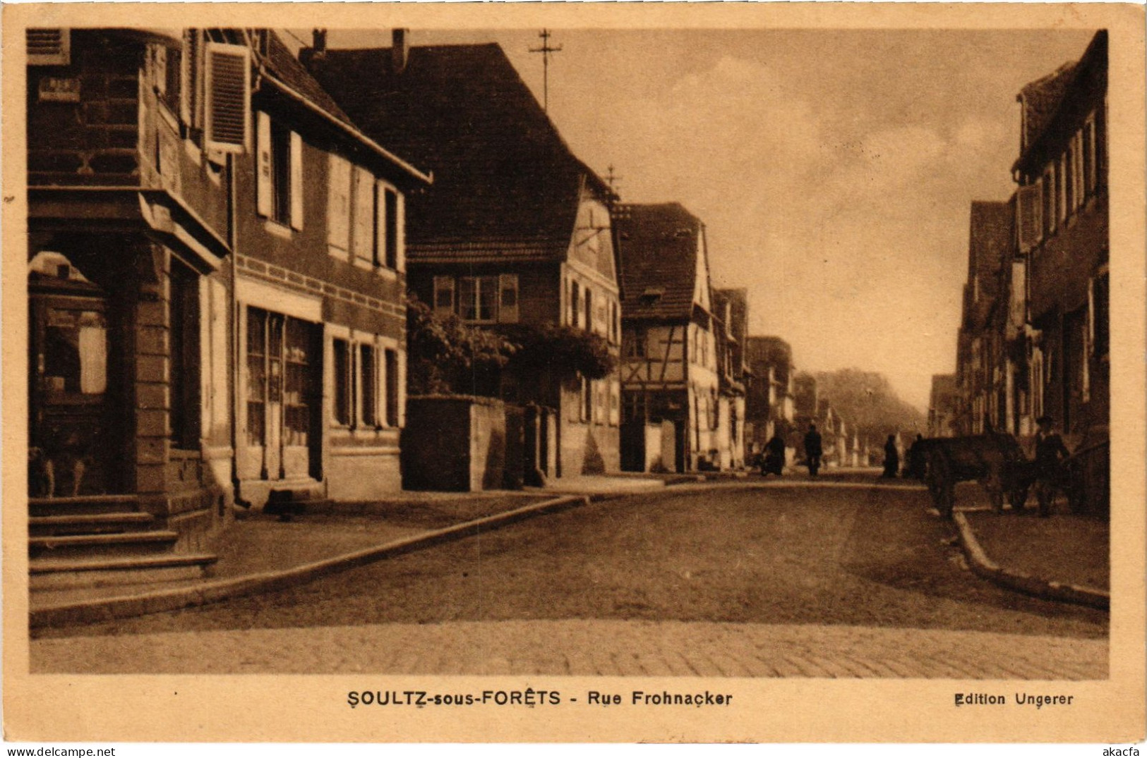 CPA Soultz-sous-Forets Rue Frohnacker (1390426) - Soultz