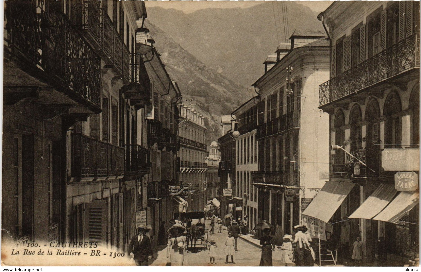 CPA Cauterets Rue De La Railliere (1390233) - Cauterets