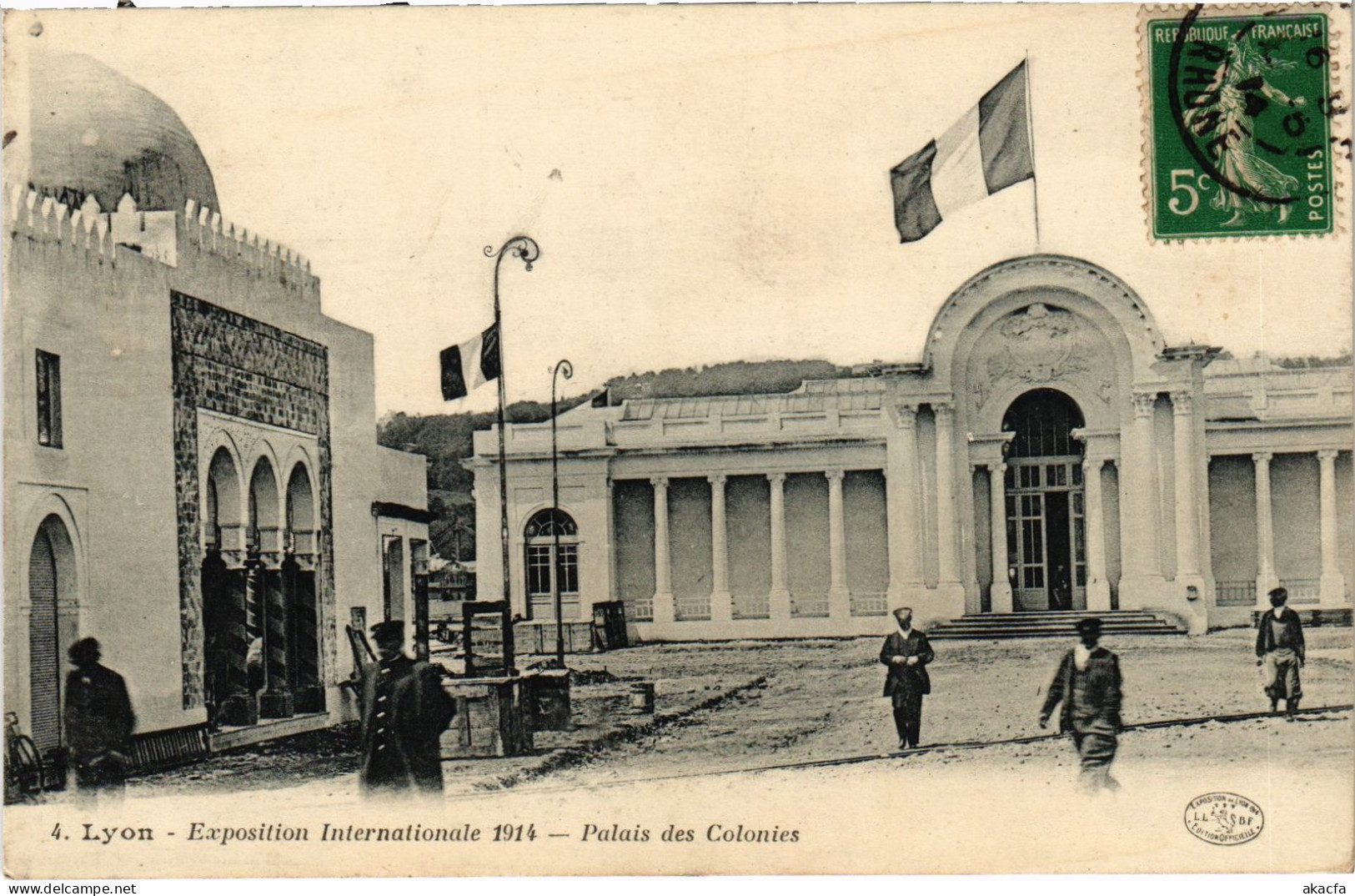 CPA EXPO 1914 Lyon Palais De Colonies (1390554) - Other & Unclassified