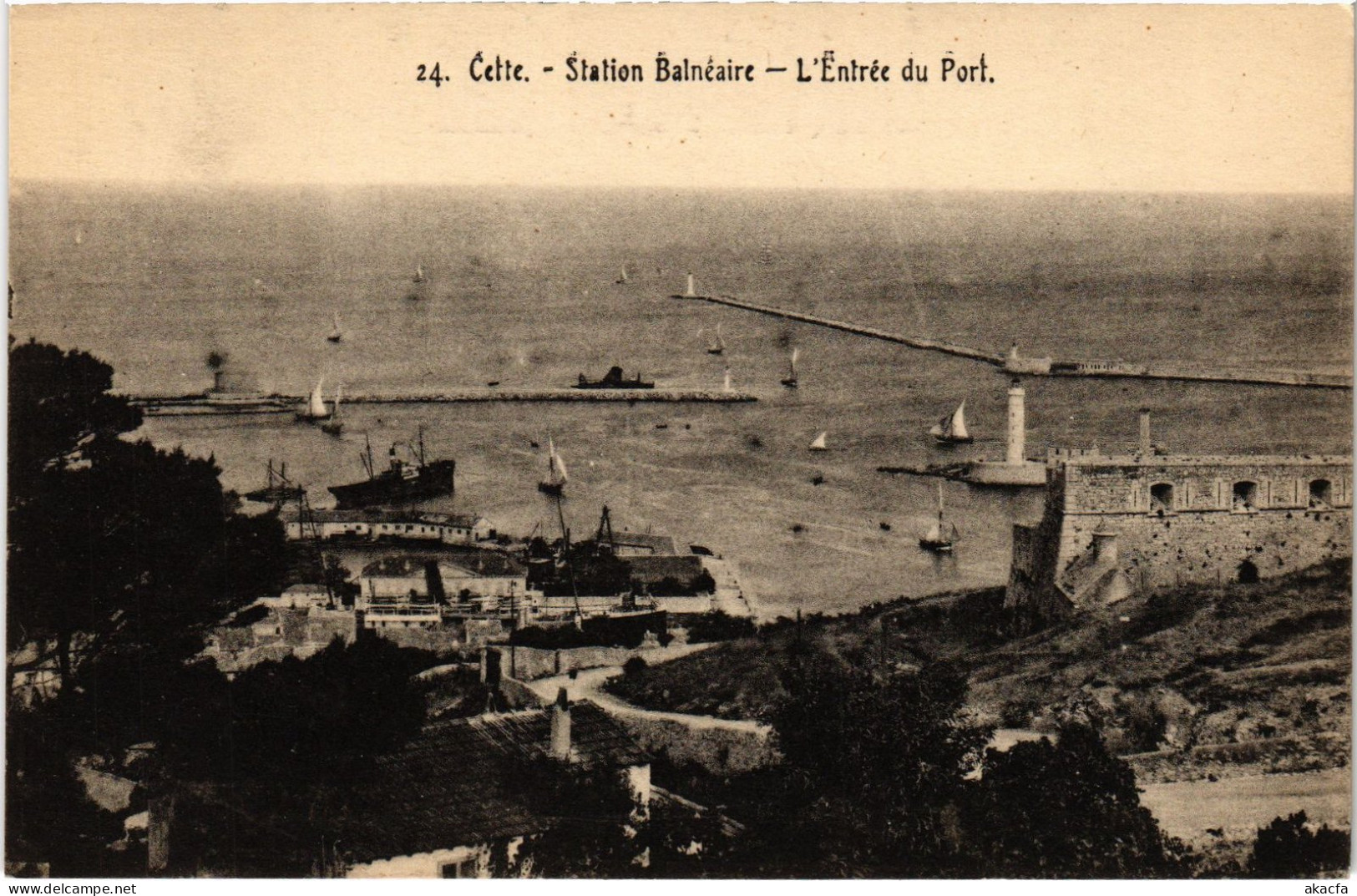 CPM Cette Entrée Du Port (1390135) - Sete (Cette)