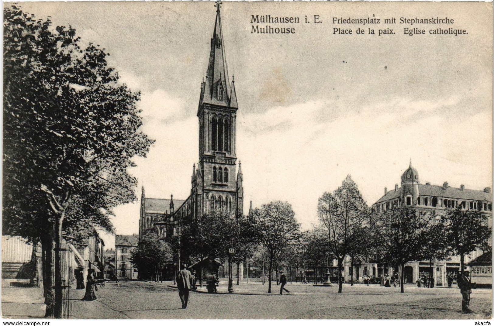 CPA Mulhouse Mülhausen Place De La Paix (1390501) - Mulhouse