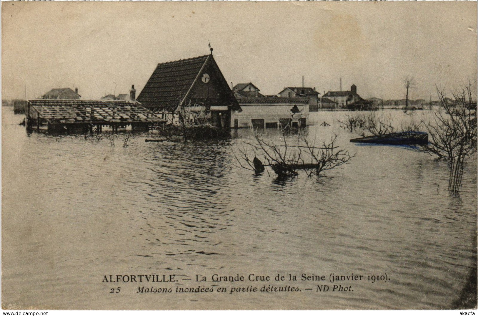 CPA Alfortville Maisons Inondations (1391284) - Alfortville