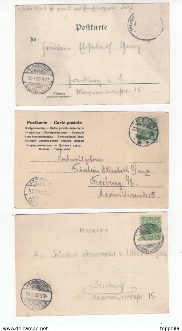 1899 - 1904 Hochschwarzwald Drei Alte Postkarten Mit Ansichten Verschiedener Schwarzwaldhöfe - Other & Unclassified