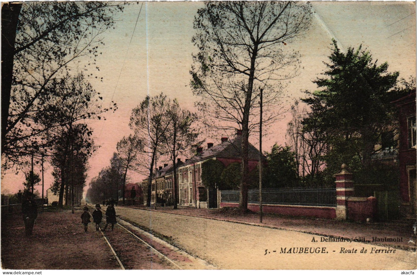 CPA Maubeuge Route De Ferriere (1279910) - Maubeuge