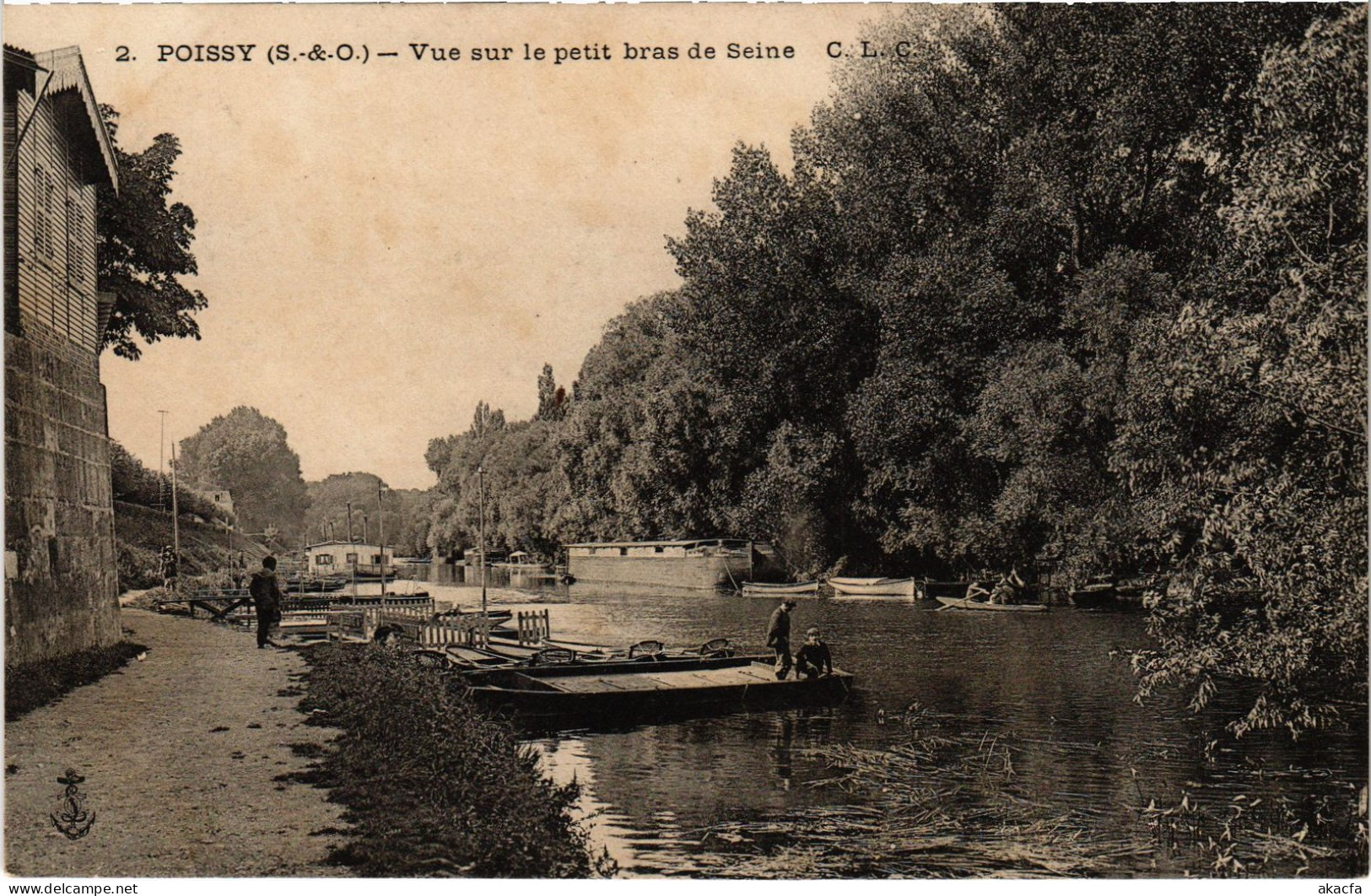 CPA Poissy Petit Bras De La Seine (1390948) - Poissy